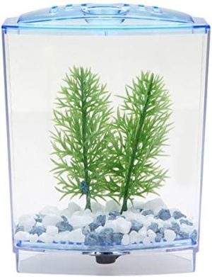 Aquarien und Fischschalen | Kleiner Betta Fisch, Acryl-Aquarium-Set mit Trennwänden, Aquarium-Starterset für Zuhause und Bürotisch, Fischschalen-Zubehör für verschiedene Fischarten (1#)