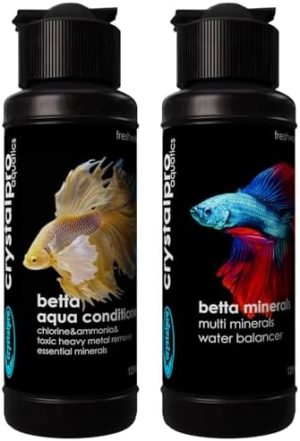 Aquarienwasserbehandlungen | Betta Mineralien und Betta Wasseraufbereiter Bundle 4,22 Unzen jeweils