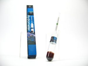 Aquarium-Hydrometer | Aquarium Zubehör Glas Salzwasser Hydrometer – Riff Weichkorallen Salinität Meerwasserfische Garnelen Meer