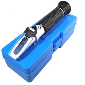 Aquarium-Testkits | Aquarium-Salinitäts-Refraktometer mit ATC-Funktion, Salzwassertest-Kit für Meerwasser, Pool, Aquarium, Fischbecken…Doppelskala: spezifisches Gewicht & Salzgehalt