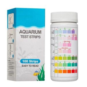 Aquarium-Testkits | Aquarium Teststreifen (6 in 1) | 100 Teststreifen für Süßwasser- und Salzwasseraquarien, Pools, Whirlpools, Laborqualität, für professionelle oder private Nutzung