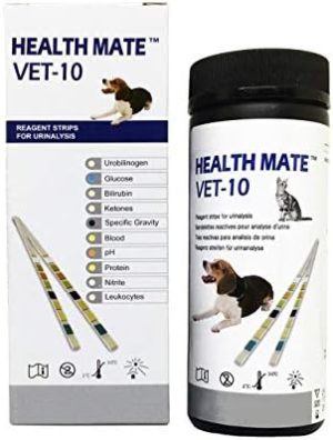 Aquarium-Testkits | Einfache Hunde- und Katzen-Haustiergesundheit Urin 10 Parameter Teststreifen (Packung mit 25)