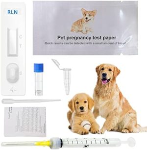 Aquarium-Testkits | Haustier Hund Schwangerschaftstestpapier, Canine Rln Frühschwangerschaftstest-Kit, Einfache Bedienung zur frühzeitigen Schwangerschaftserkennung zu Hause, Haustier Schwangerschaftstest Komplett-Toolkit (1 Stück)