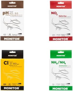 Aquarium-Testkits | Monitor Ph4.5-9.5, Chlor, Nitrit, Ammoniak Test Kit_Combo Set