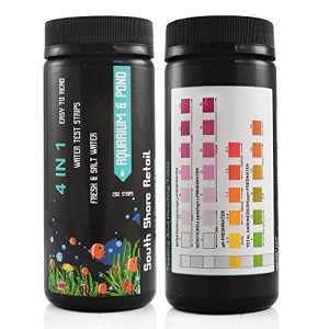 Aquarium-Testkits | South Shore Einzelhandel – 200 Aquarien-Teststreifen – Für Aquarium oder Teich – Niedrigster Preis pro Streifen auf Amazon! – Hohe Genauigkeit – Testet auf Nitrat, Nitrit, pH und Wasserhärte – Aquarien-Wassertestset