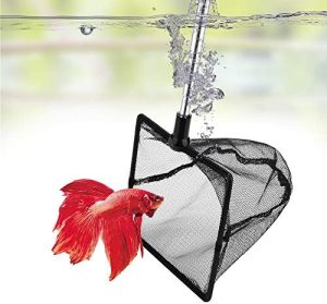 Aquariumreiniger | 5-Zoll-Aquarium-Fischnetz für Betta-Fischbecken, Nano-Nylon-Netz mit ausziehbarem Griff von 1-25 Zoll, 1 Jahr Garantie