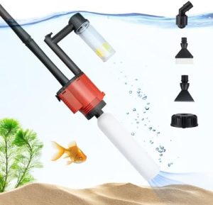 Aquariumreiniger | Aquarium Kiesreiniger – Elektrischer Fischtankstaubsauger 7-in-1 Reinigungswerkzeug-Set, Multifunktionaler Sandfilter zur Wasserzirkulation für Wasserwechsel 475Gph/3W