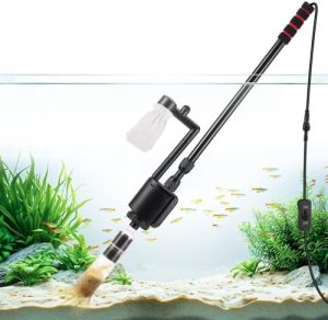 Aquariumreiniger | Aquarium Kiesreiniger Set, 6-in-1 Elektrischer Fischtank-Vakuum-Reinigungswerkzeuge Wasserwechsel, Multifunktionale Waschsandfilter-Wasserzirkulation 110V 60Hz / 20W 320Gph