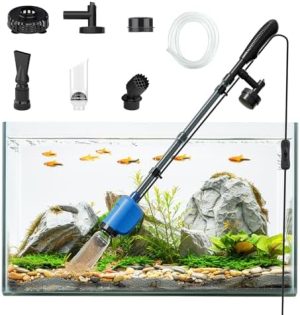 Aquariumreiniger | Aquariumreiniger, elektrischer Aquarienkiesreiniger, 6-in-1 Aquarium-Reinigungsset, 32W automatischer Aquarienstaubsauger-Kiesreiniger für Wasserwechsel, Sandwäsche, Wasserfilter und Wasserzirkulation.