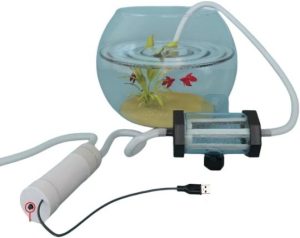 Aquariumreiniger | Elektrischer Aquarienkiesreiniger USB-Pumpe, schneller Wasserwechsel bei niedrigem Wasserspiegel, Aquarien-Siphonstaubsauger mit 5 m (16,5 Fuß) und Filter für Fisch- und Schildkrötenbecken (ohne Becken und Fische)