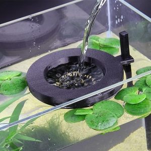 Aquariumreiniger | Wasserflussregler für Betta-Fischbecken, Wasserwechsel-Gießdiffusor für Aquarien, effiziente Wasserfüllzubehörteile (Schwarz)