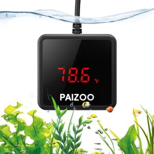 Aquariumthermometer | Aquariumthermometer, LED-Digitalthermometer für das Fischbecken mit USB-Stromversorgung, hochgenauer wasserdichter Temperaturmesser mit Saugnapf und 2 Meter Stromkabel für Salzwasser- und Süßwasser-Aquarien.