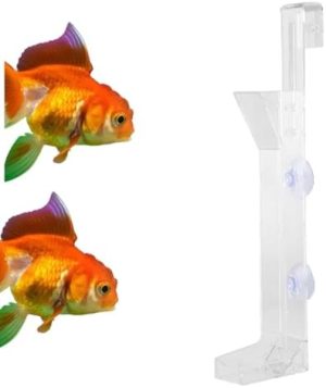 Automatische Futterspender | Garnelenfütterungsrohr, Acryl-Aquarium-Fischfütterungsrohr, transparenter Garnelenfütterer, Garnelenfütterungsschale mit Saugnäpfen für Fischtank-Aquarium