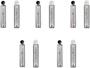 Aquariumthermometer | Aquarium wasserdichtes digitales Thermometer für Fische im Tank, tauchfähige Thermometer mit Saugnapf – Temperaturbereich von 3-5℃. Digitales Thermometer für Aquarien und Heizgeräte für große Aquarien.