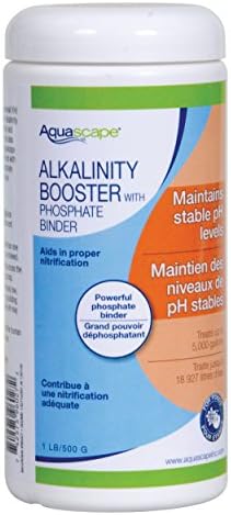 Aquarienwasserbehandlungen | Alkalinitätsbooster mit Phosphatbinder für Teiche und Wassergärten, 1 lb / 500 g, Kh/Ph | 96027