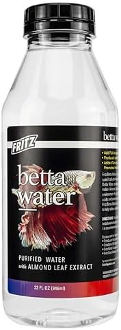 Aquarienwasserbehandlungen | Fritz Betta Wasser mit Mandelblatt-Extrakt, 32 Fl. Oz.