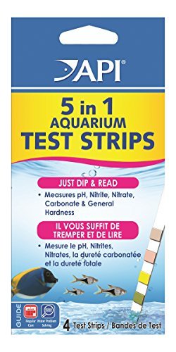 Aquarium-Testkits | 5-in-1 Teststreifen Wasseraufbereiter für Aquarien, 4 Stück von