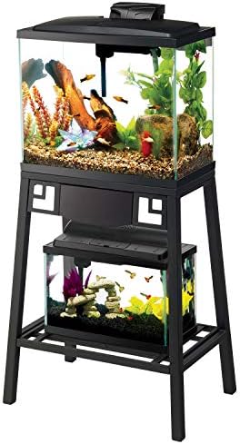 Aquariumständer | Metall 10-Gallonen-Fischtank-Aquariumständer, 20″ L x 10″ B x 28,25″ H