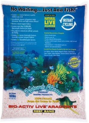 Aquariumsubstrat | Awwa181 Live Aragonit Sand, 2-Pfund, Pink