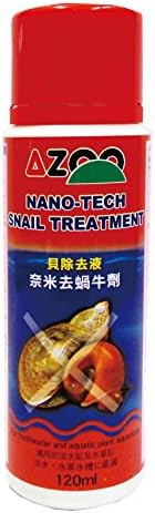 Aquarienwasserbehandlungen | Azoo Nano-Tech Schneckenbehandlung 12 ml für Süßwasser- und Aquarienpflanzen